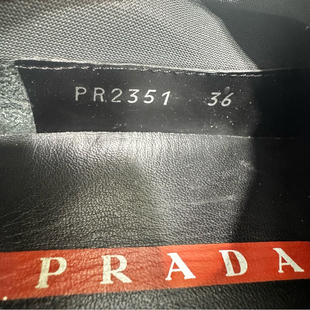 Prada Gray Wool Loafers Casual Shoes Size 36 - Picture 16 of 16